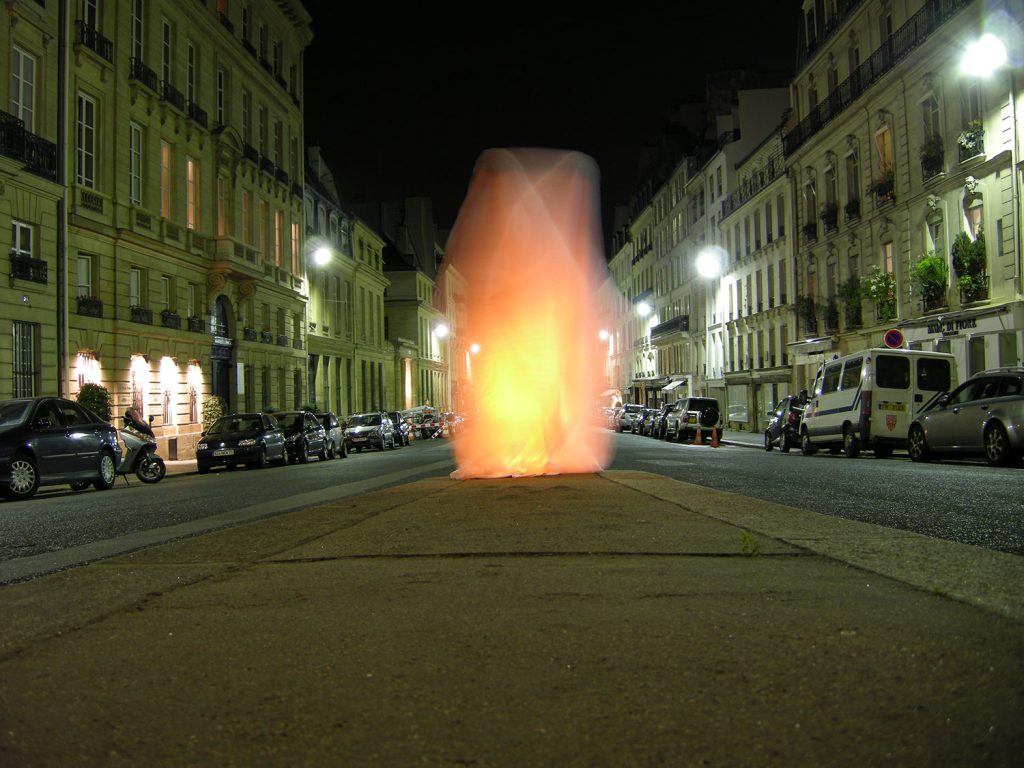 A large fire hydrant on the side of the road, ready to provide water for firefighting purposes.